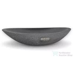   Svis Design ORION HARDCORE mosdó 60 cm - közepes szürke, dekor nélkül, matt lakk UBX.ORION.HC.060.904.00.00.1