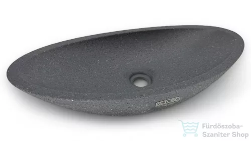Svis Design ORION HARDCORE mosdó 60 cm - közepes szürke, dekor nélkül, matt lakk UBX.ORION.HC.060.904.00.00.1