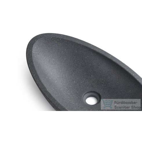 Svis Design ORION HARDCORE mosdó 60 cm - nagyon sötét szürke, dekor nélkül, matt lakk UBX.ORION.HC.060.915.00.00.1