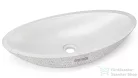 Svis Design ORION SANDBLASTED mosdó 60 cm - natúr, dekor nélkül, matt lakk UBX.ORION.SB.060.000.00.00.1