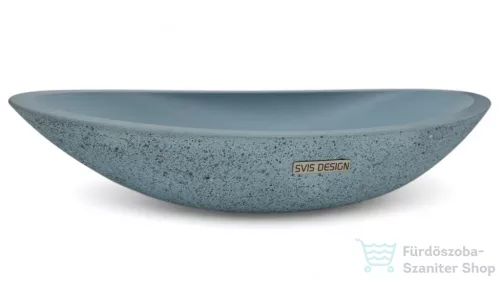 Svis Design ORION SANDBLASTED mosdó 60 cm - natúr, dekor nélkül, matt lakk UBX.ORION.SB.060.000.00.00.1