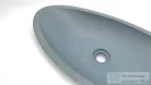 Svis Design ORION SANDBLASTED mosdó 60 cm - natúr, dekor nélkül, matt lakk UBX.ORION.SB.060.000.00.00.1