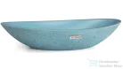 Svis Design ORION SANDBLASTED mosdó 60 cm - közepes kobaltkék, dekor nélkül, matt lakk UBX.ORION.SB.060.506.00.00.1