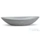 Svis Design ORION SANDBLASTED mosdó 60 cm - közepes kobaltkék, dekor nélkül, matt lakk UBX.ORION.SB.060.506.00.00.1