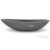 Svis Design ORION SANDBLASTED mosdó 60 cm - közepes szürke, dekor nélkül, matt lakk UBX.ORION.SB.060.904.00.00.1