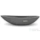 Svis Design ORION SANDBLASTED mosdó 60 cm - közepes szürke, dekor nélkül, matt lakk UBX.ORION.SB.060.904.00.00.1