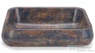 Svis Design mosdó 60 cm PERSEUS BASIC - GRANITE, kékesszürke és okker, félmatt lakk UBX.PERSEUS.BC.060.000.GR.01.2