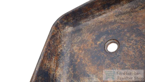 Svis Design mosdó 60 cm PERSEUS BASIC - GRANITE, kékesszürke és okker, félmatt lakk UBX.PERSEUS.BC.060.000.GR.01.2
