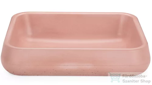 Svis Design mosdó 60 cm PERSEUS BASIC - nagyon világos téglavörös, dekor nélkül, matt lakk UBX.PERSEUS.BC.060.301.00.00.1