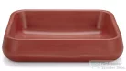 Svis Design mosdó 60 cm PERSEUS BASIC - téglavörös, dekor nélkül, matt lakk UBX.PERSEUS.BC.060.318.00.00.1