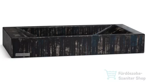 Svis Design mosdó 60 cm SIRIUS BASIC -  BLACKSMITH, fekete-kék, matt lakk UBX.SIRIUS.BC.060.000.BS.02.1