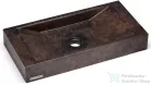 Svis Design mosdó 60 cm SIRIUS BASIC -  DARK STONE kék, okker és fekete, matt lakk UBX.SIRIUS.BC.060.000.DS.01.1