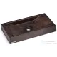 Svis Design mosdó 60 cm SIRIUS BASIC -  DARK STONE kék, okker és fekete, matt lakk UBX.SIRIUS.BC.060.000.DS.01.1