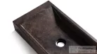 Svis Design mosdó 60 cm SIRIUS BASIC -  DARK STONE kék, okker és fekete, matt lakk UBX.SIRIUS.BC.060.000.DS.01.1