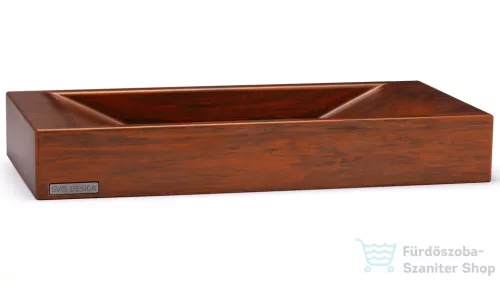 Svis Design mosdó 60 cm SIRIUS BASIC -  AGED METAL, réz és fekete, matt lakk UBX.SIRIUS.BC.060.000.MA.02.1