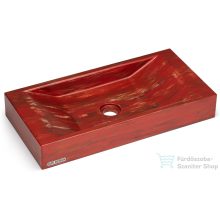   Svis Design mosdó 60 cm SIRIUS BASIC -  AGED METAL, metál vörös és réz, félmatt lakk UBX.SIRIUS.BC.060.000.MA.04.2