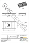 Svis Design mosdó 60 cm SIRIUS BASIC -  SMOKED METAL, réz és zöld, félmatt lakk UBX.SIRIUS.BC.060.000.MS.03.2