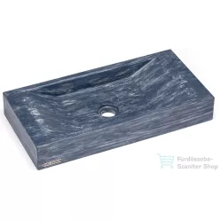   Svis Design mosdó 60 cm SIRIUS BASIC -  PATINA, kékesszürke, matt lakk UBX.SIRIUS.BC.060.000.PA.05.1