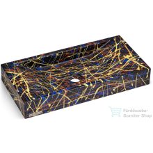   Svis Design mosdó 60 cm SIRIUS BASIC - PUNK, fekete, matt lakk UBX.SIRIUS.BC.060.000.PU.03.1