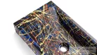 Svis Design mosdó 60 cm SIRIUS BASIC - PUNK, fekete, matt lakk UBX.SIRIUS.BC.060.000.PU.03.1