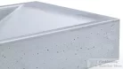 Svis Design mosdó 60 cm SIRIUS BASIC - világosszürke, dekor nélkül, matt lakk UBX.SIRIUS.BC.060.901.00.00.1