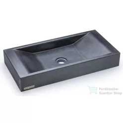   Svis Design mosdó 60 cm SIRIUS BASIC - nagyon sötétszürke, dekor nélkül, matt lakk UBX.SIRIUS.BC.060.915.00.00.1