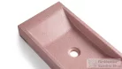 Svis Design mosdó 60 cm SIRIUS HARDCORE - nagyon világos téglavörös, dekor nélkül, matt lakk UBX.SIRIUS.HC.060.301.00.00.1