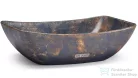 Svis Design mosdó 50 cm VIRGO BASIC - GRANITE, kékesszürke és okker, félmatt lakk UBX.VIRGO.BC.050.000.GR.01.2