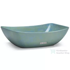   Svis Design mosdó 50 cm VIRGO BASIC - GRANITE, kék és zöld, félmatt lakk UBX.VIRGO.BC.050.000.GR.03.2