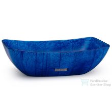   Svis Design mosdó 50 cm VIRGO BASIC - HURRICANE, kék, matt lakk UBX.VIRGO.BC.050.000.HU.01.1
