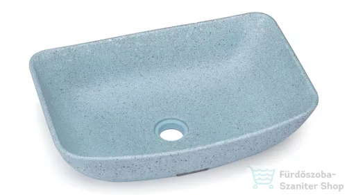 Svis Design mosdó 50 cm VIRGO HARDCORE - közepes kobaltkék, dekor nélkül, matt lakk UBX.VIRGO.HC.050.506.00.00.1