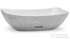 Svis Design mosdó 50 cm VIRGO SANDBLASTED - natúr, dekor nélkül, matt lakk UBX.VIRGO.SB.050.000.00.00.1