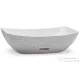 Svis Design mosdó 50 cm VIRGO SANDBLASTED - natúr, dekor nélkül, matt lakk UBX.VIRGO.SB.050.000.00.00.1