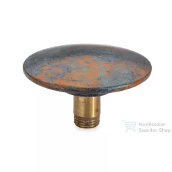   Svis Design csavaros kimeneti dugó 65 mm lefolyóhoz- ALCHEMY, kék, fekete és réz, félmatt lakk UBY.01.BC.065.000.AL.01.2