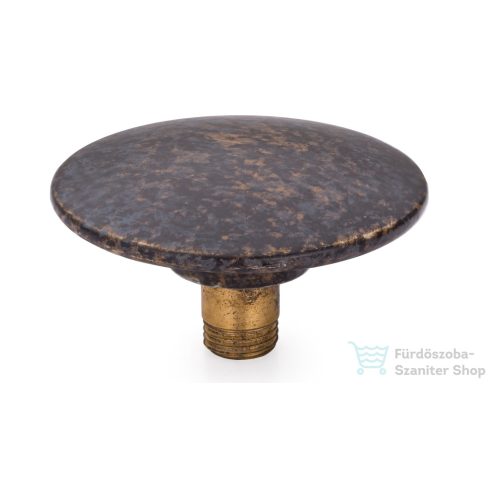 Svis Design csavaros kimeneti dugó 65 mm lefolyóhoz- DARK STONE, kék, okker és fekete, matt lakk UBY.01.BC.065.000.DS.01.1