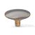 Svis Design csavaros kimeneti dugó 65 mm lefolyóhoz- GRANITE, kékesszürke és okker, félmatt lakk UBY.01.BC.065.000.GR.01.2