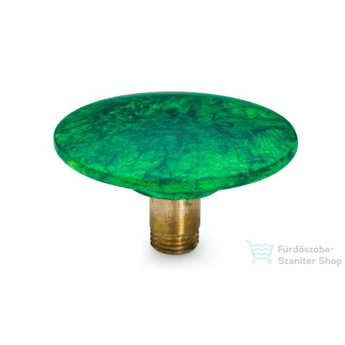 Svis Design csavaros kimeneti dugó 65 mm lefolyóhoz- HURRICANE, zöld, matt lakk UBY.01.BC.065.000.HU.02.1