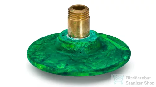 Svis Design csavaros kimeneti dugó 65 mm lefolyóhoz- HURRICANE, zöld, matt lakk UBY.01.BC.065.000.HU.02.1