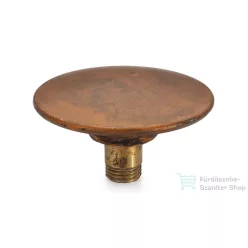   Svis Design csavaros kimeneti dugó 65 mm lefolyóhoz- AGED METAL, réz és fekete, matt lakk UBY.01.BC.065.000.MA.02.1