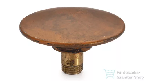 Svis Design csavaros kimeneti dugó 65 mm lefolyóhoz- AGED METAL, réz és fekete, matt lakk UBY.01.BC.065.000.MA.02.1