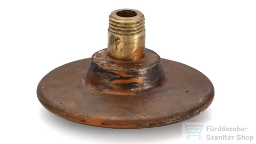 Svis Design csavaros kimeneti dugó 65 mm lefolyóhoz- AGED METAL, réz és fekete, matt lakk UBY.01.BC.065.000.MA.02.1