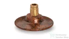 Svis Design csavaros kimeneti dugó 65 mm lefolyóhoz- SMOKED METAL, réz és fekete, félmatt lakk UBY.01.BC.065.000.MS.01.2