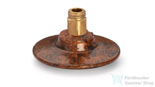 Svis Design csavaros kimeneti dugó 65 mm lefolyóhoz- SMOKED METAL, réz és fekete, félmatt lakk UBY.01.BC.065.000.MS.01.2