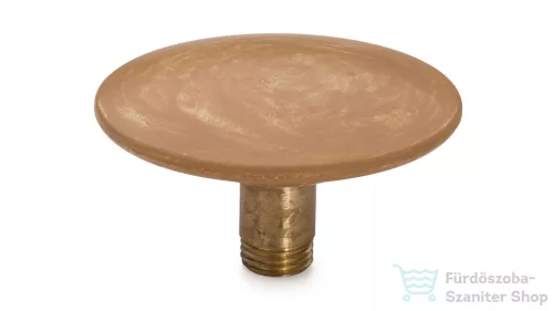 Svis Design csavaros kimeneti dugó 65 mm lefolyóhoz- PATINA, okker, matt lakk UBY.01.BC.065.000.PA.01.1