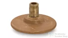 Svis Design csavaros kimeneti dugó 65 mm lefolyóhoz- PATINA, okker, matt lakk UBY.01.BC.065.000.PA.01.1