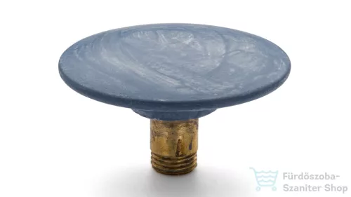 Svis Design csavaros kimeneti dugó 65 mm lefolyóhoz- PATINA, kékesszürke matt lakk UBY.01.BC.065.000.PA.05.1