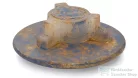 Svis Design kimeneti dugó, zárókupak 65 mm lefolyóhoz - GRANITE, kékesszürke és okker, félmatt lakk UBY.02.BC.065.000.GR.01.2