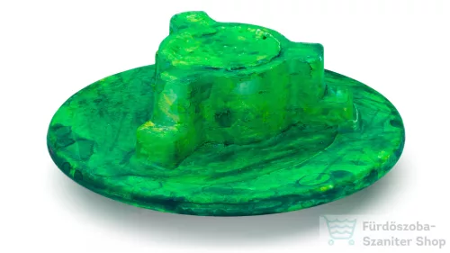 Svis Design zárókupak 65 mm lefolyóhoz- HURRICANE, zöld, matt lakk UBY.02.BC.065.000.HU.02.1