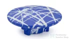 Svis Design zárókupak 65 mm lefolyóhoz- PUNK, kék és fehér, matt lakk UBY.02.BC.065.000.PU.01.1