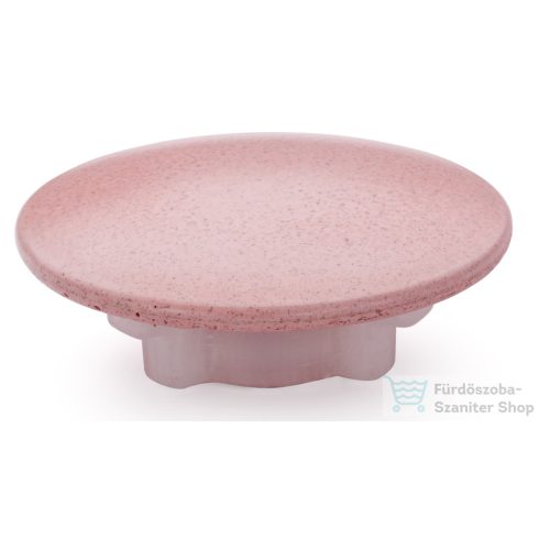 Svis Design kimeneti dugó, zárókupak 65 mm lefolyóhoz - nagyon világos téglavörös, dekor nélkül, matt lakk UBY.02.BC.065.301.00.00.1